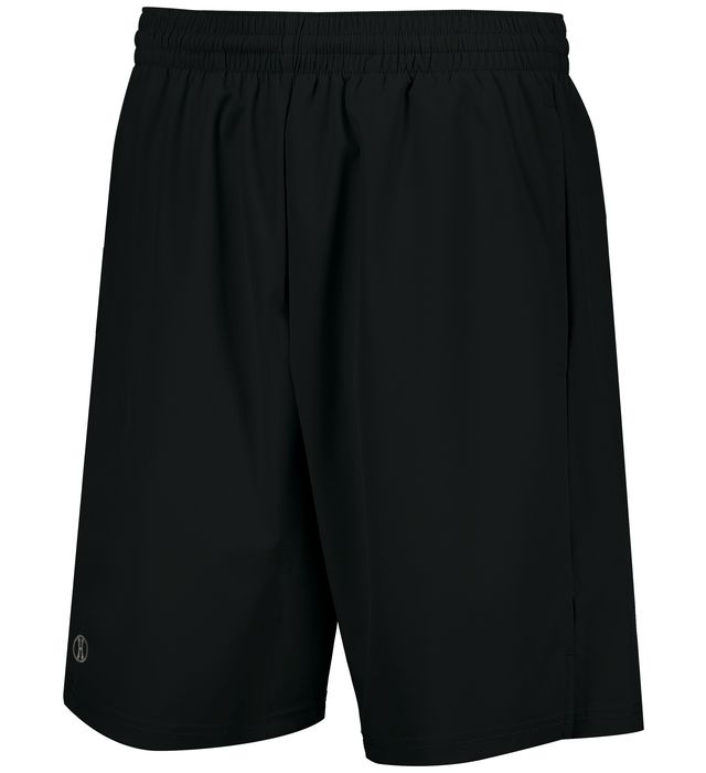 Holloway Moisture wicking Polyester Spandex 4-way stretch Shorts Youth 229656 Black