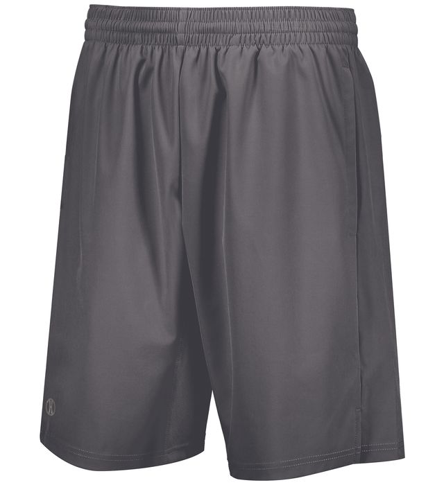 Holloway Moisture wicking Polyester Spandex 4-way stretch Shorts Youth 229656 Carbon