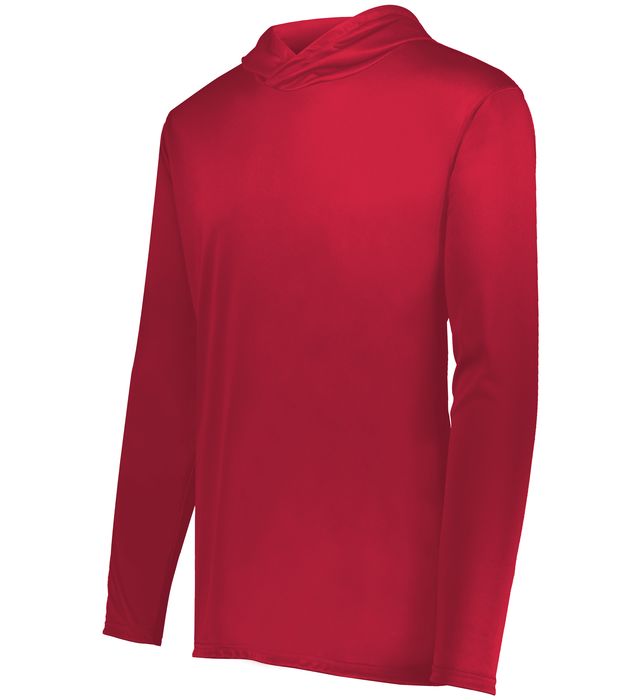 Holloway Momentum Hoodie With Wicks Moisture And Set-In Sleeves 222830 Scarlet