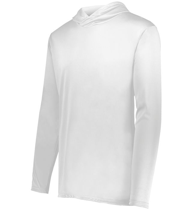 Holloway Momentum Hoodie With Wicks Moisture And Set-In Sleeves 222830 White