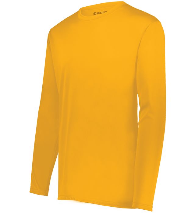 Holloway Momentum Long Sleeve Tee With Odor Resistant & Set-In Sleeves 222822 Gold