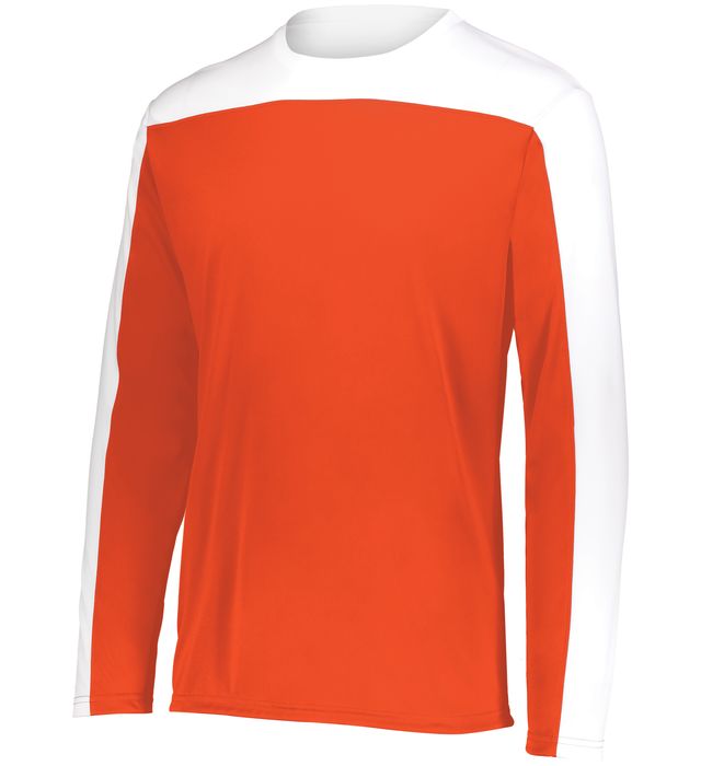 holloway-momentum-team-sports-long-sleeve-crew-neck-tee-Orange-White