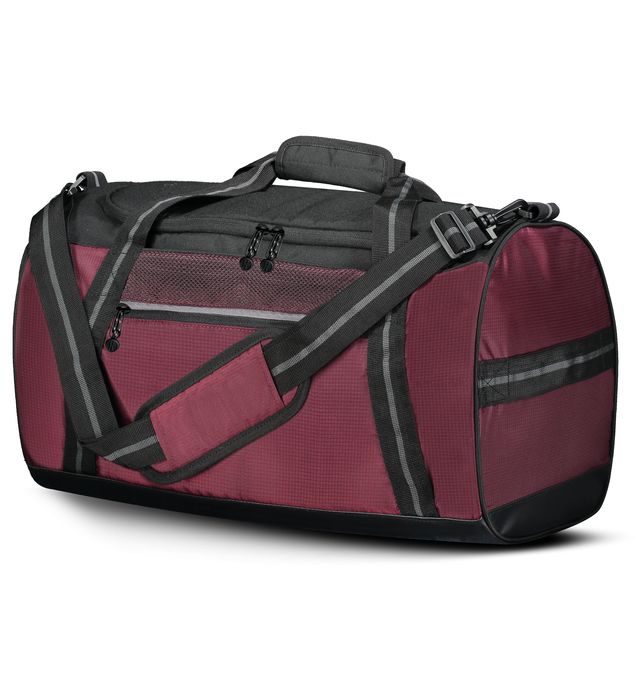 holloway-one-size-water-resistant-rivalry-duffel-bag-maroon-black