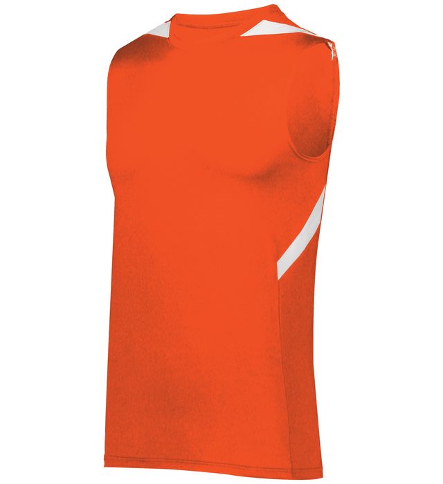 Holloway PR Max Compression Jersey with Wicking & Color Secure 221037 Orange/White