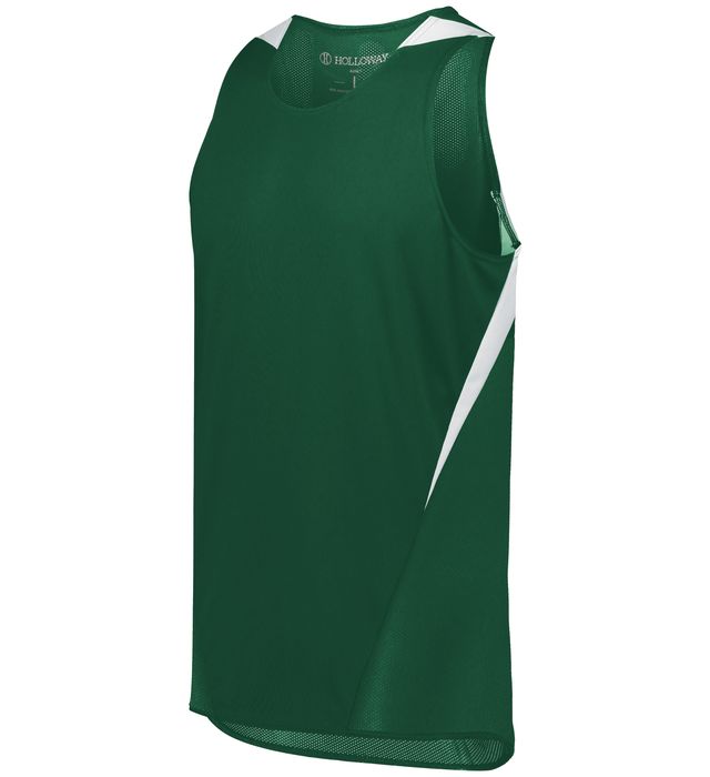 Holloway PR Max Track Jersey with Dry-Excel & Color Secure 221035 Dark Green/White