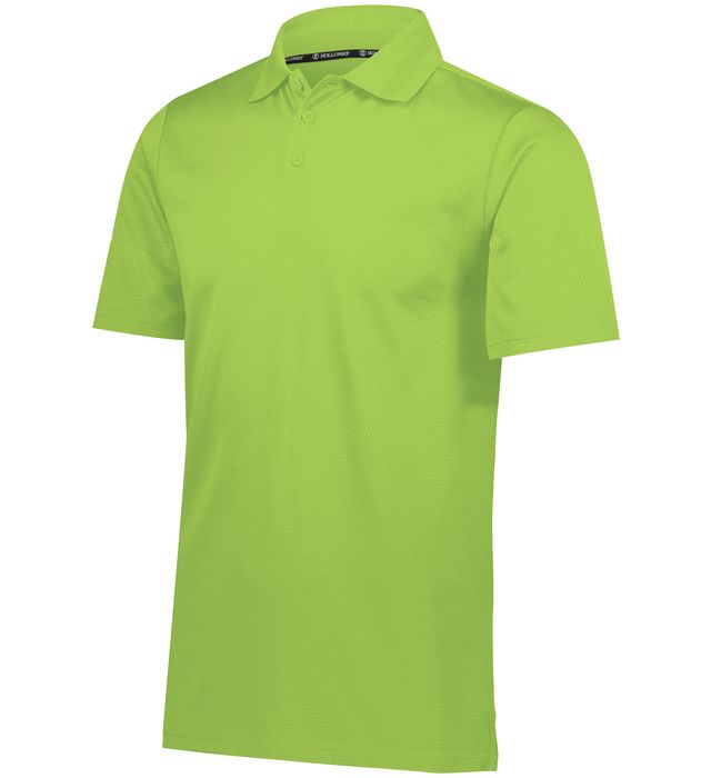 Holloway Prism Polo With Three Button Placket and Tagless Label 222568 Lime
