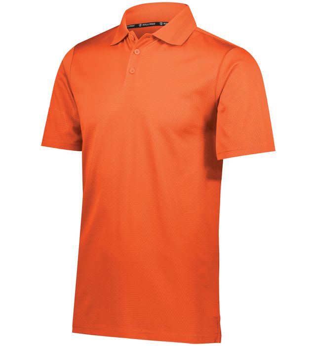 Holloway Prism Polo With Three Button Placket and Tagless Label 222568 Orange
