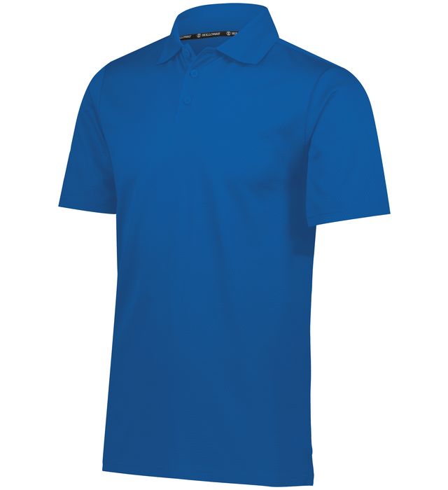 Holloway Prism Polo With Three Button Placket and Tagless Label 222568 Royal