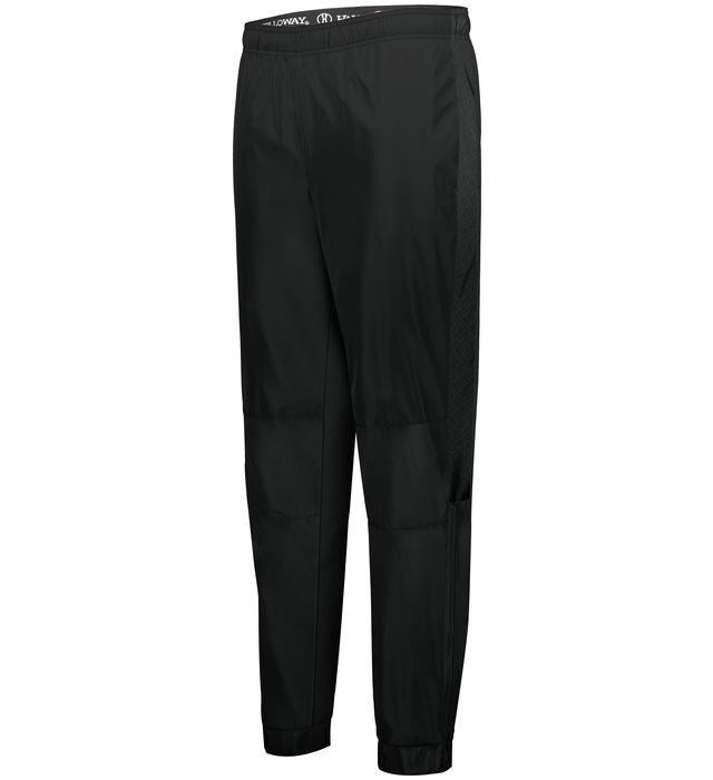 Holloway Sleek Wind and Water Resistant Tapered leg Pants Youth Polyester black