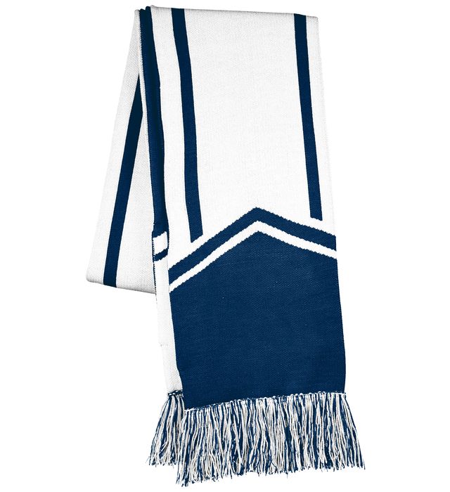 holloway-two-layer-acrylic-homecoming-tassel -scarf-navy-white