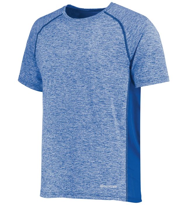 Holloway Youth Electrify Coolcore® Tee With Wicks Moisture And Tagless Label 222671 Royal Heather