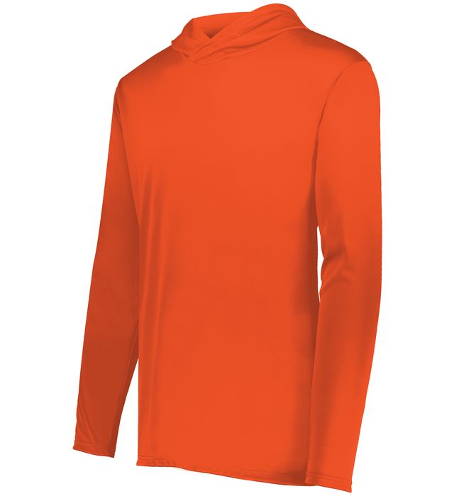 Holloway Youth Momentum Hoodie With Odor  Resistant And Wicks Moisture 222831 Orange