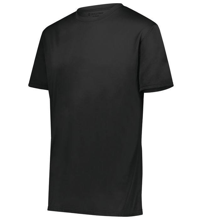 Holloway Youth Momentum Tee Odor Resistant With Set-In Sleeves 222819 Black