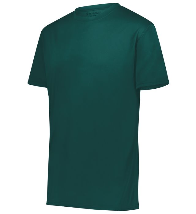 Holloway Youth Momentum Tee Odor Resistant With Set-In Sleeves 222819 Dark Green