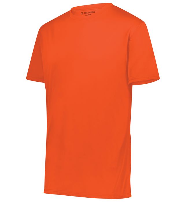 Holloway Youth Momentum Tee Odor Resistant With Set-In Sleeves 222819 Electric Orange