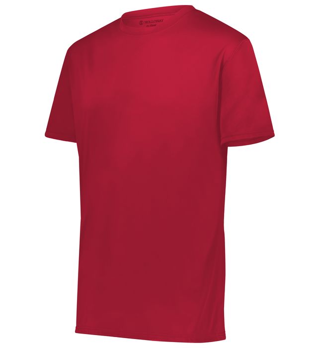 Holloway Youth Momentum Tee Odor Resistant With Set-In Sleeves 222819 Scarlet