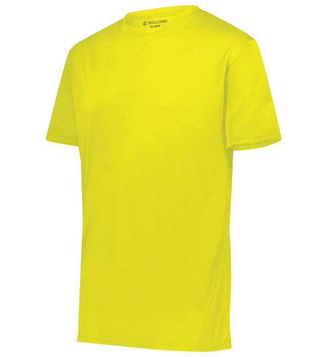 Holloway Youth Momentum Tee Odor Resistant With Set-In Sleeves 222819 Safety Yellow
