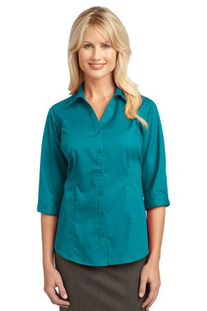 IMPROVED Port Authority Ladies 3/4-Sleeve Blouse Style L6290 9
