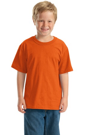 JERZEES – Youth Heavyweight Blend 50/50 Cotton/Poly T-Shirt Style 29B Burnt Orange