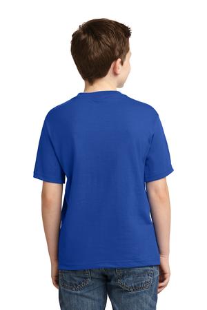 JERZEES – Youth Heavyweight Blend 50/50 Cotton/Poly T-Shirt Style 29B Royal Back