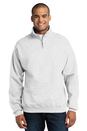 JERZEES 1/4-Zip Cadet Collar Sweatshirt Style 995M Ash
