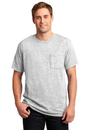 JERZEES –  Heavyweight Blend 50/50 Cotton/Poly Pocket T-Shirt Style 29MP 1