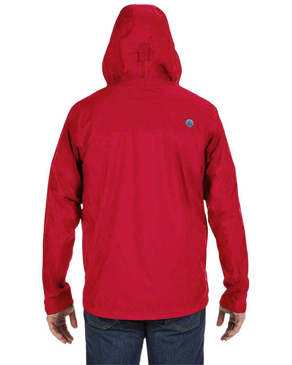 marmot-mens-precip-jacket-team-red-back