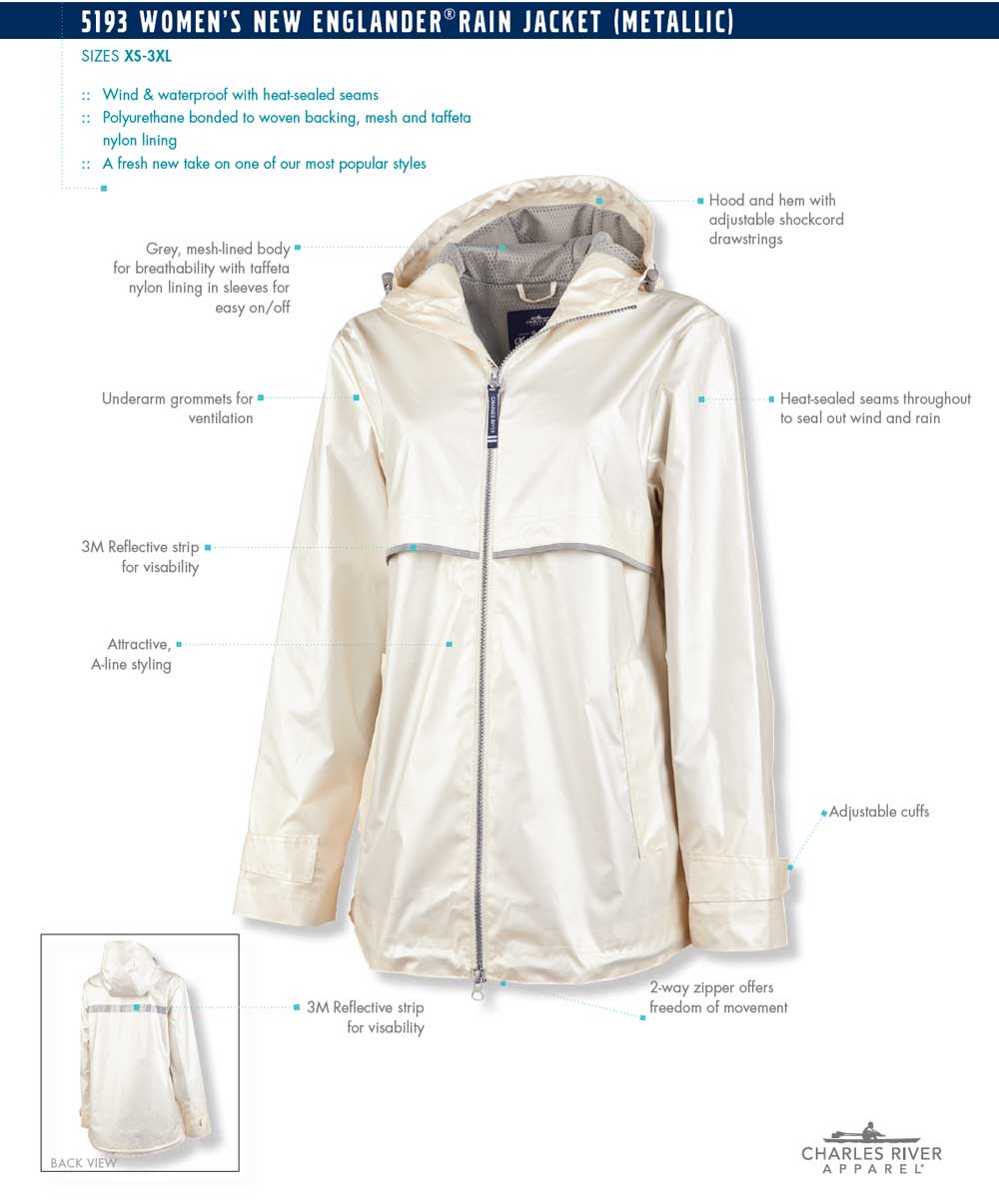 metallic-ivory-pearl-charles-river-apparel-womens-new-englander-rain-jacket