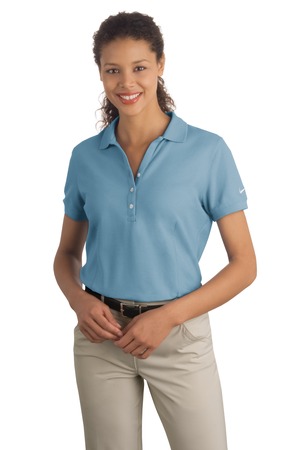 Nike Golf – Ladies Pique Knit Polo Style 297995 Skyline Blue