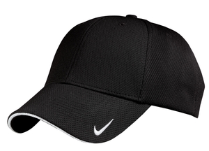 Nike Golf – Dri-FIT Mesh Swoosh Flex Sandwich Cap Style 333115 Black