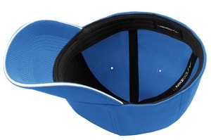 Nike Golf - Dri-FIT Mesh Swoosh Flex Sandwich Cap Style 333115 Pacific Blue Bottom