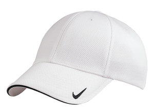 Nike Golf – Dri-FIT Mesh Swoosh Flex Sandwich Cap Style 333115 White