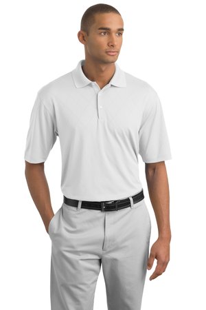 Nike Golf 349899 Dri-FIT Texture Polo White