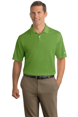 Nike Golf – Dri-FIT Pebble Texture Polo Style 373749 Chlorophyll