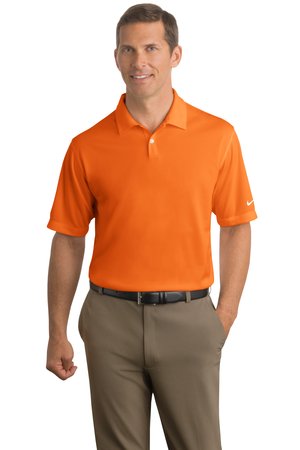 Nike Golf – Dri-FIT Pebble Texture Polo Style 373749 Orange