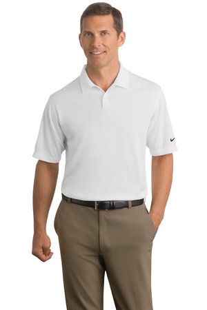Nike Golf – Dri-FIT Pebble Texture Polo Style 373749 White