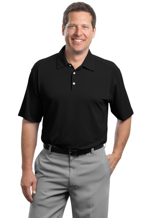 Nike Golf – Dri-FIT Mini Texture Polo Style 378453 Black