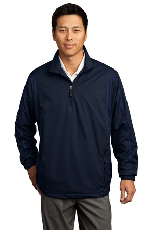Nike Golf - 1/2-Zip Wind Jacket Style 393870 Navy Royal