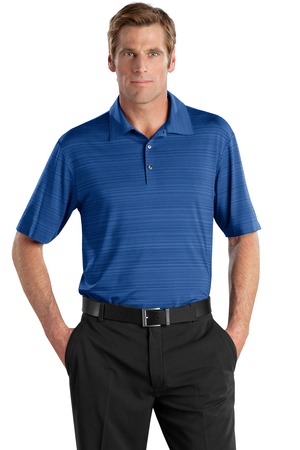Nike Golf – Elite Series Dri-FIT Heather Fine Line Bonded Polo Style 429438 Deep Royal