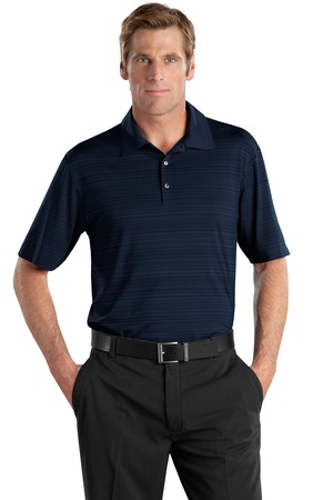 Nike Golf – Elite Series Dri-FIT Heather Fine Line Bonded Polo Style 429438 Navy