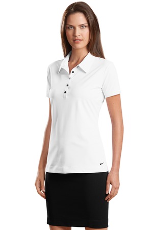 Nike Golf – Elite Series Ladies Dri-FIT Ottoman Bonded Polo Style 429461 White