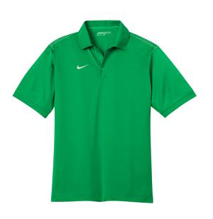 Nike Golf Dri-FIT Sport Swoosh Pique Polo Style 443119 Lucky Green Flat