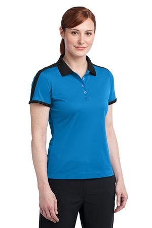 Nike Golf Ladies Dri-FIT N98 Polo Style 474238 Signal Blue/Black Angle