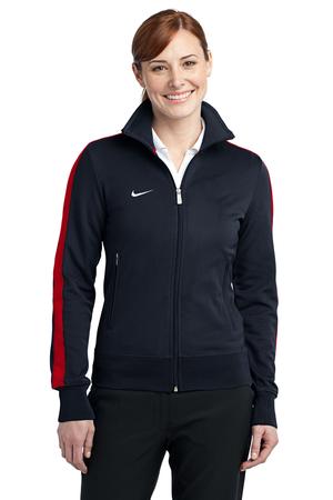 Nike Golf – Ladies N98 Track Jacket Style 483773 Navy Gym Red