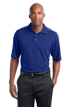 Nike Golf Dri-FIT Graphic Polo Style 527807 Rush Blue Mean Green