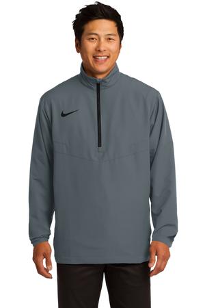 Nike Golf 1/2-Zip Wind Shirt Style 578675 Dark Grey Black