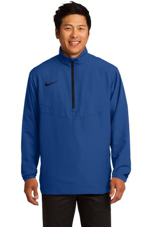 Nike Golf 1/2-Zip Wind Shirt Style 578675 Gym Blue Black