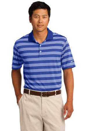 Nike Golf Dri-FIT Tech Stripe Polo Style 578677 Royal