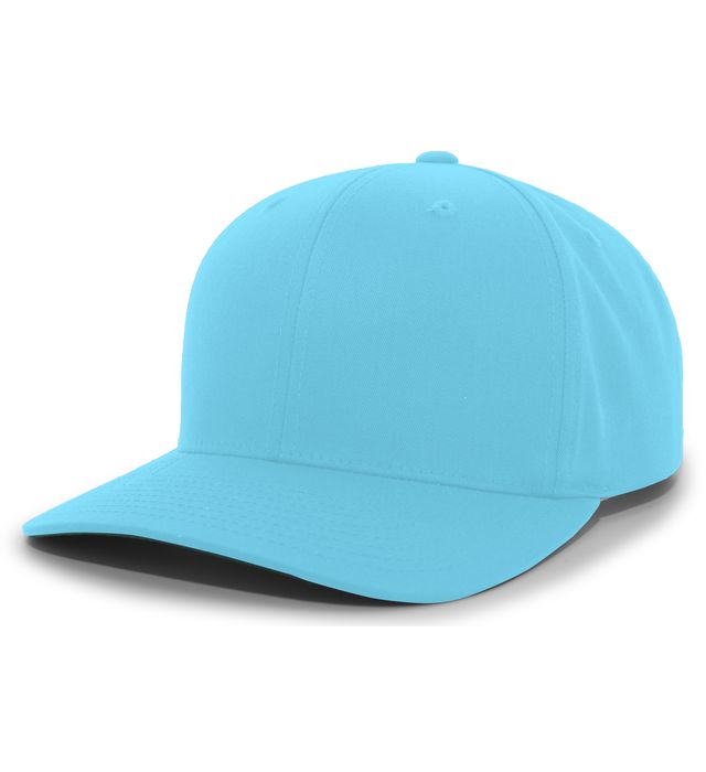 Pacific Headgear Pro-Model Cotton-Poly Hook-And-Loop Mid-Profile Adjustable Cap Blue Teal