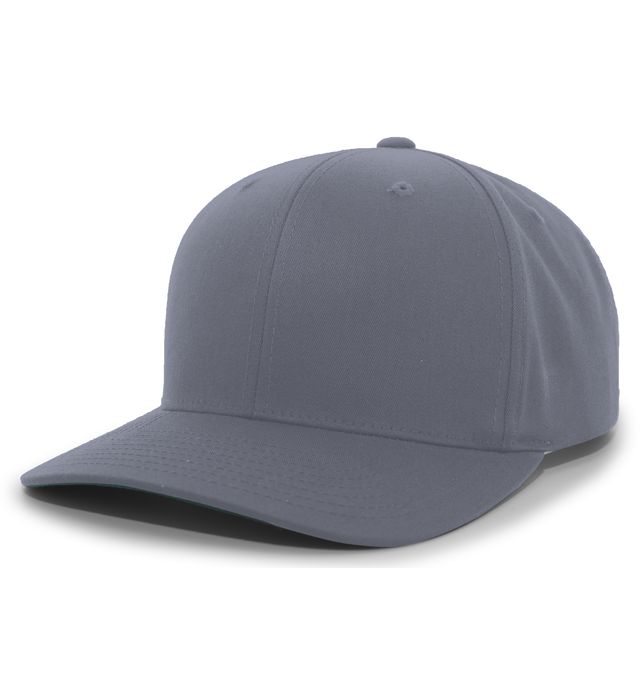 Pacific Headgear Pro-Model Cotton-Poly Hook-And-Loop Mid-Profile Adjustable Cap Graphite